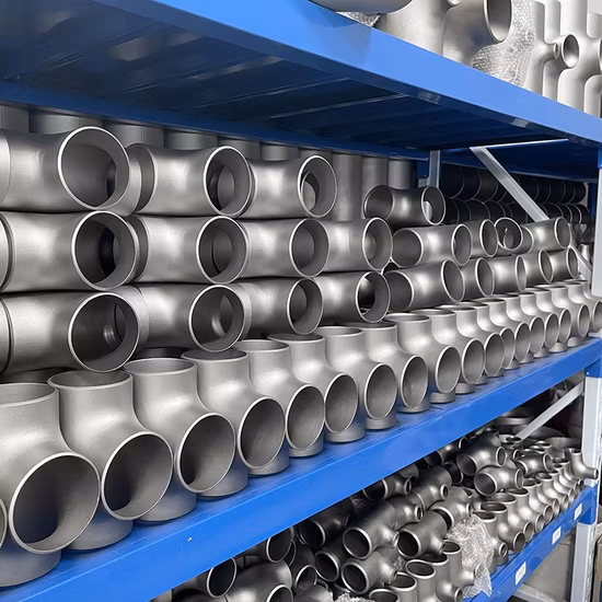  ASTM B363 Gr.  Tee de titânio ligado grau 7 para uso industrial